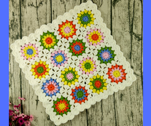 Handmade Crochet Table Mat - Ecohealthdaily
