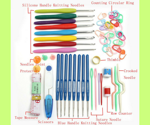 Crochet/Knitting Tools Set All-in-One - Ecohealthdaily